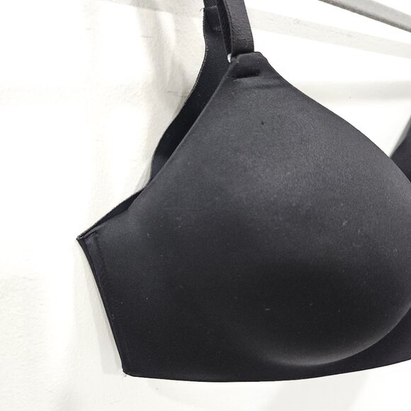 Soma Vanishing Back Plus Size Black Wireless Straps Lightly Lined Padded Bra 38B - Picture 4 of 12